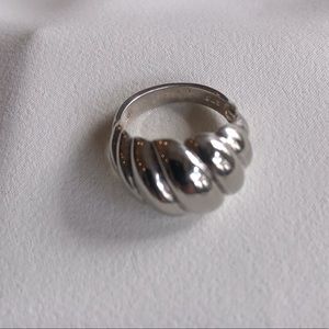 925 Sterling Silver Dome Ring